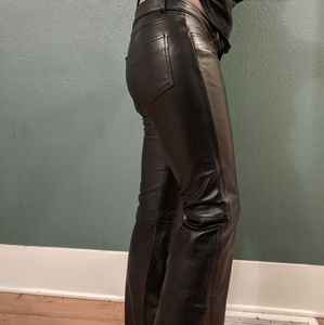**LAST CHANCE**Genuine Leather Low Rise Pants Ezza